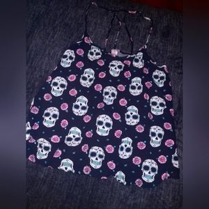 Sugar skull tank top